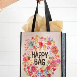Natural Life XL Happy Bag, Set Of 3 - Happy Bag Floral -Natural Life Shop GBAGSET018 1 scaled
