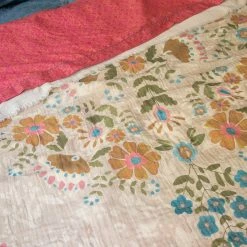 Natural Life Gauze Tapestry Coverlet - Cream -Natural Life Shop Gauze TanMandala 2 scaled