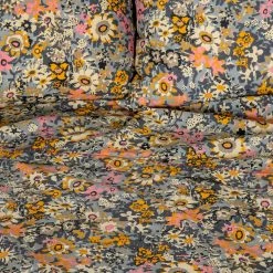 Natural Life Mix & Match Soft Cotton Fitted Sheet - Grey Cara 8 Natural Life Mix & Match Soft Cotton Fitted Sheet - Grey Cara -Natural Life Shop Grey Floral scaled