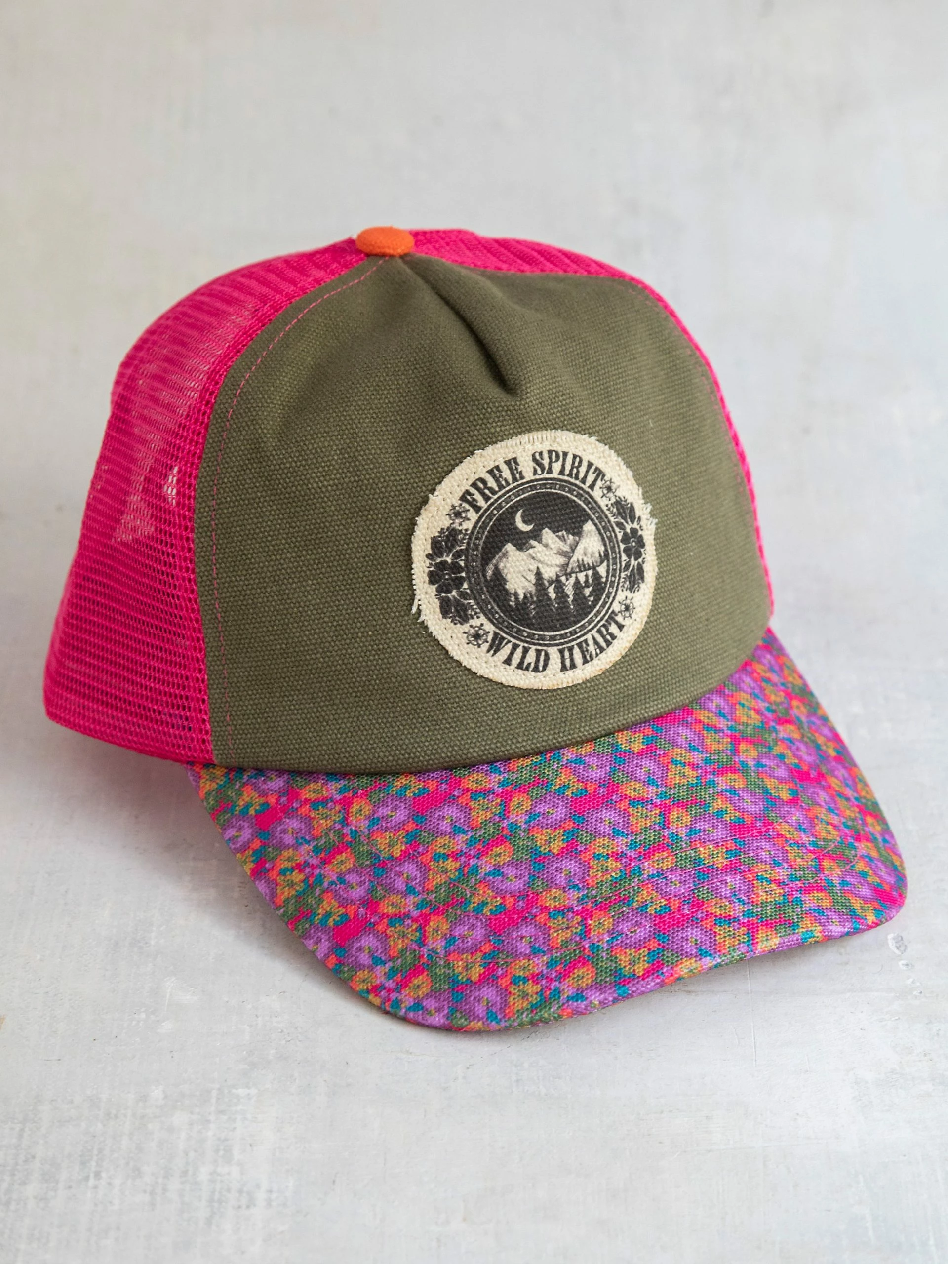 Natural Life Canvas Trucker Hat - Free Spirit 3 Natural Life Canvas Trucker Hat - Free Spirit