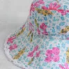 Natural Life Canvas Bucket Hat - Blue Pink Daisies -Natural Life Shop HAT000032 1 scaled