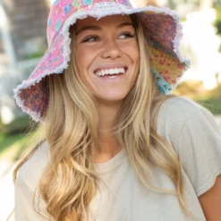 Natural Life Canvas Bucket Hat - Patchwork