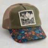 Natural Life Canvas Trucker Hat - Mountains -Natural Life Shop HAT100 scaled
