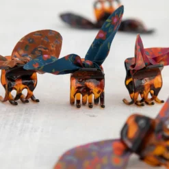 Natural Life Mini Hair Claw Clips, Set Of 5 - Multicolored -Natural Life Shop HCL139 A2 scaled