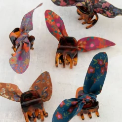 Natural Life Mini Hair Claw Clips, Set Of 5 - Multicolored