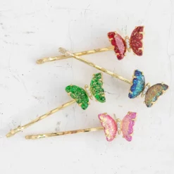 Natural Life Bobby Pins, Set Of 4 - Butterfly -Natural Life Shop HCL152 1 scaled