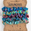 Natural Life Mixed Print Scrunchie Set - Blue