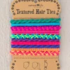 Natural Life Textured Hair Ties, Set Of 10 - Rainbow -Natural Life Shop HDBN000022 scaled