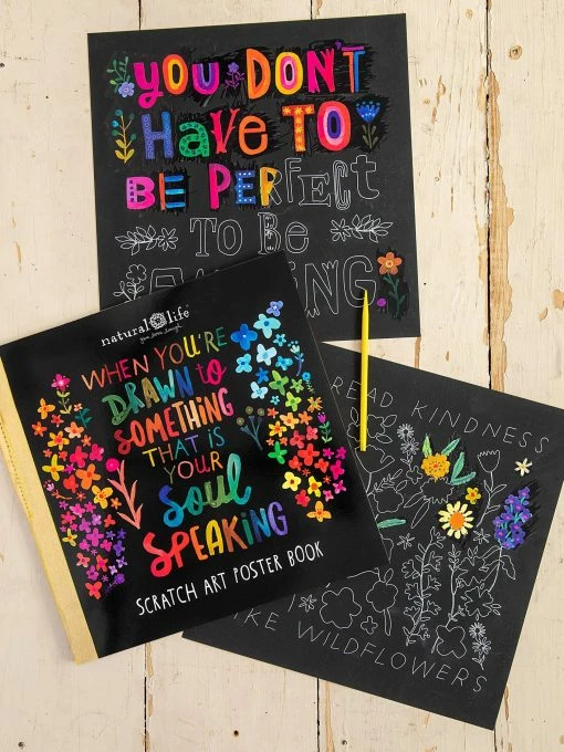 Natural Life Scratch Art Poster Book -Natural Life Shop HNT017 catalog scaled