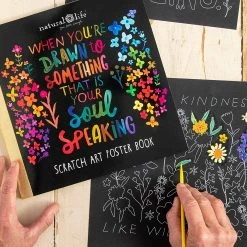 Natural Life Scratch Art Poster Book -Natural Life Shop HNT017 scaled