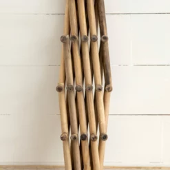 Natural Life Wooden Accordion Hook Rack - Large -Natural Life Shop HOOK026 A3 scaled