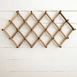 Natural Life Wooden Accordion Hook Rack - Large -Natural Life Shop HOOK026 scaled