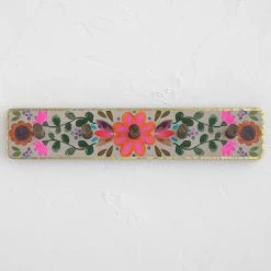 Natural Life Floral Wall Hook Rack - Pink Flower -Natural Life Shop HOOK029 3 scaled
