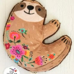 Natural Life Sherpa Heating Pad - Sloth