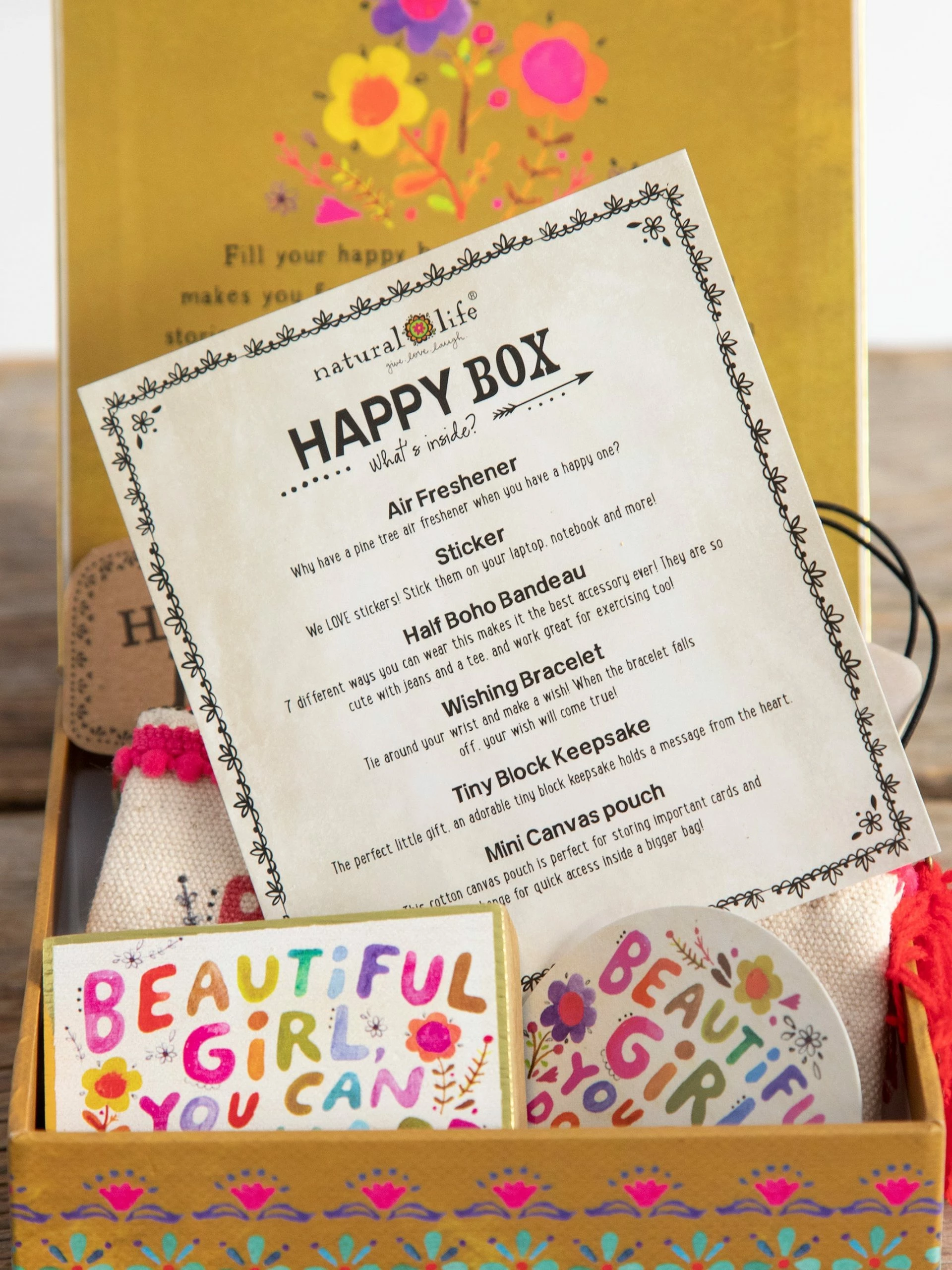 Natural Life Happy Box Gift Set - Beautiful Girl 5 Natural Life Happy Box Gift Set - Beautiful Girl - Image 3