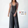 Natural Life Dakota Tie Gauze Overall - Washed Black -Natural Life Shop JUMP000291 scaled
