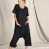 Natural Life Nomad Knit Jumpsuit - Charcoal -Natural Life Shop JUMP413 scaled