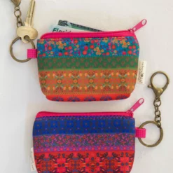 Natural Life Mini Coin Purse Key Clip - Rainbow -Natural Life Shop KCL133 google scaled