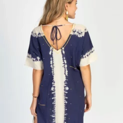 Natural Life Sayulita Kaftan - Indigo -Natural Life Shop KFT021 A2 20copy scaled