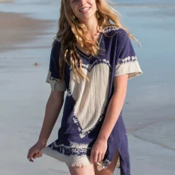 Natural Life Sayulita Kaftan - Indigo