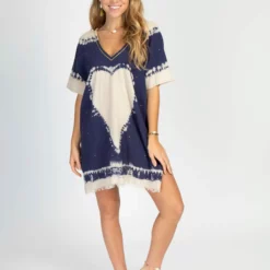 Natural Life Sayulita Kaftan - Indigo -Natural Life Shop KFT021 20copy scaled