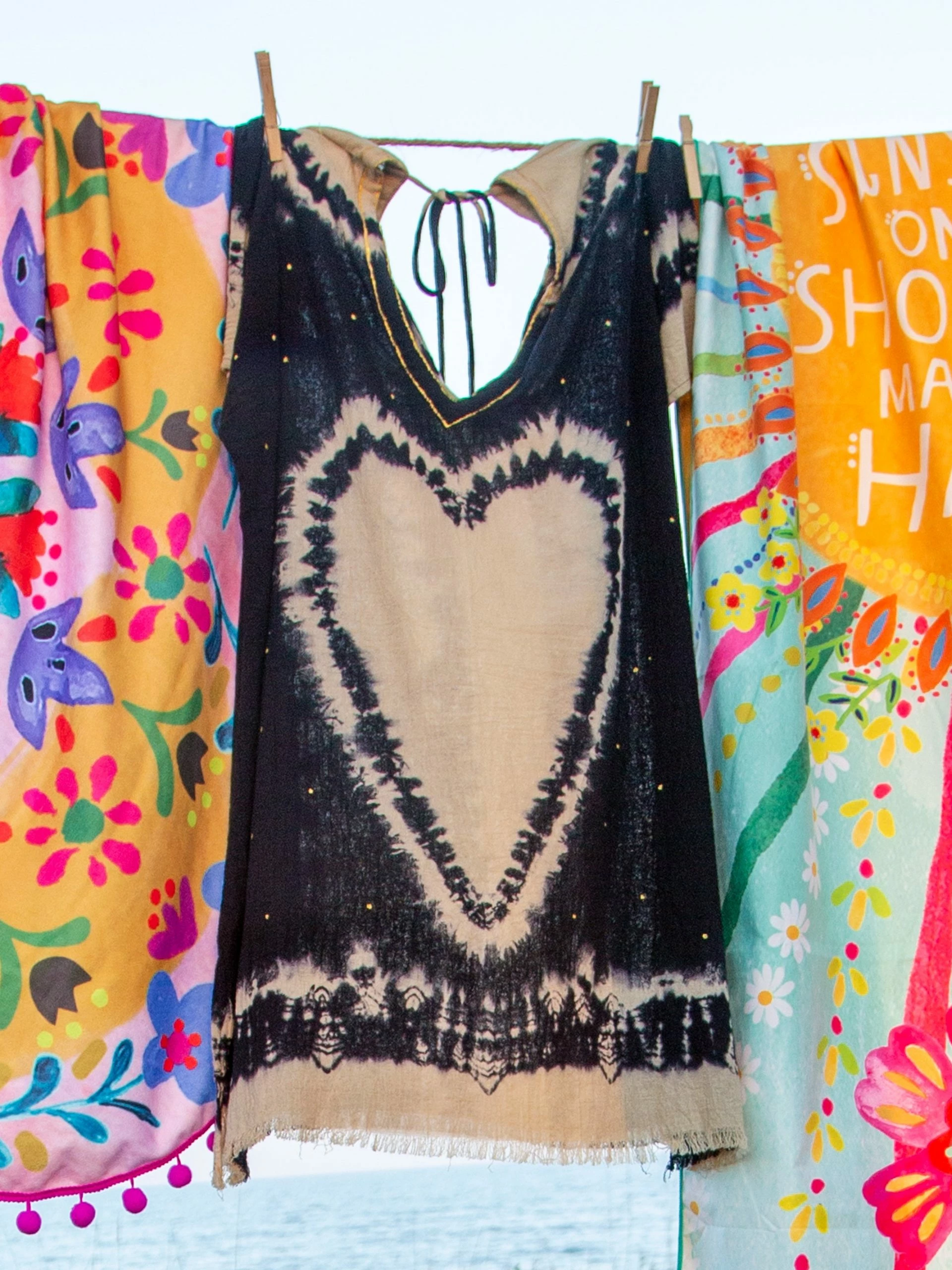 Natural Life Sayulita Kaftan - Black 5 Natural Life Sayulita Kaftan - Black - Image 3