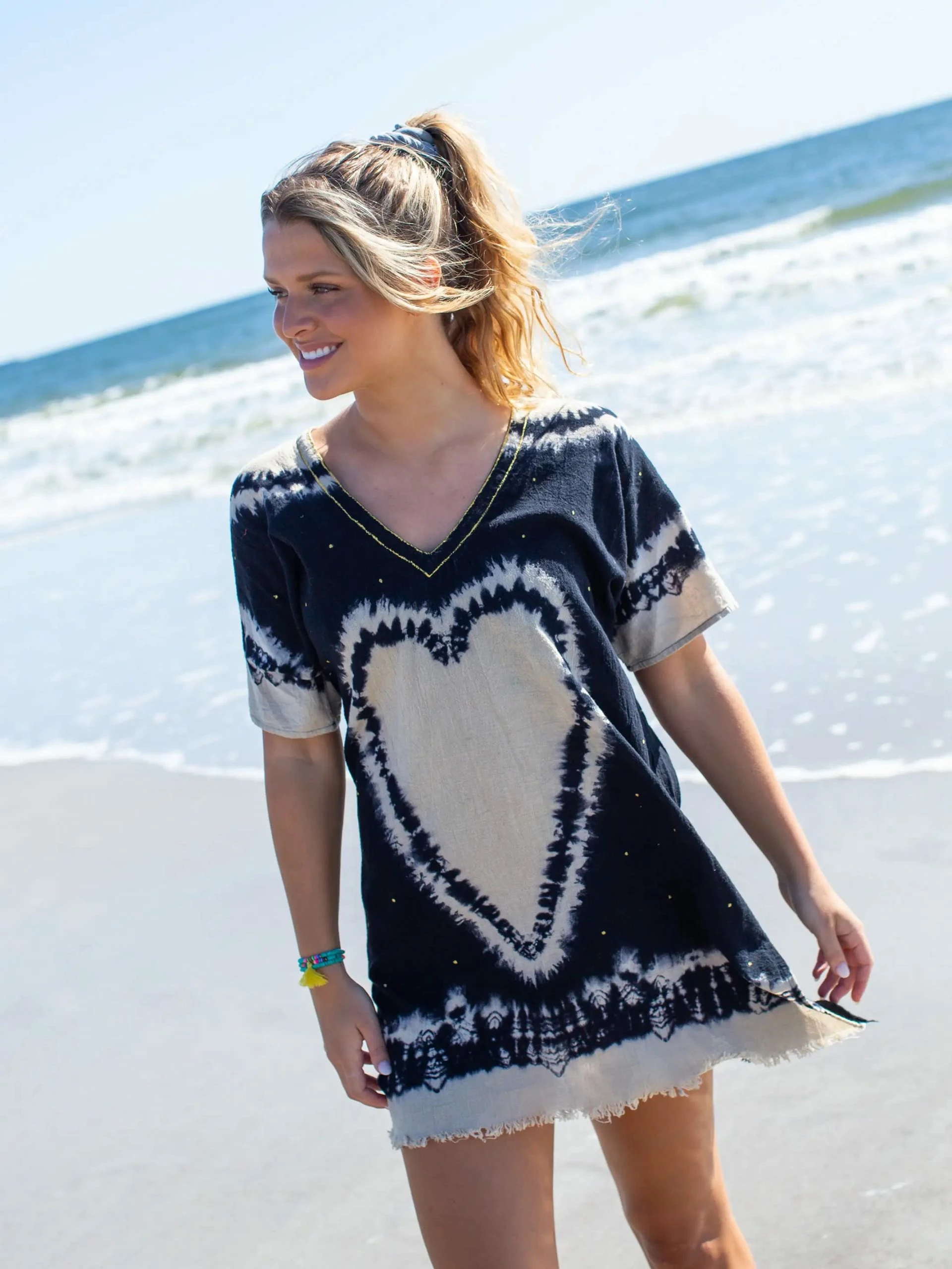 Natural Life Sayulita Kaftan - Black 4 Natural Life Sayulita Kaftan - Black - Image 2