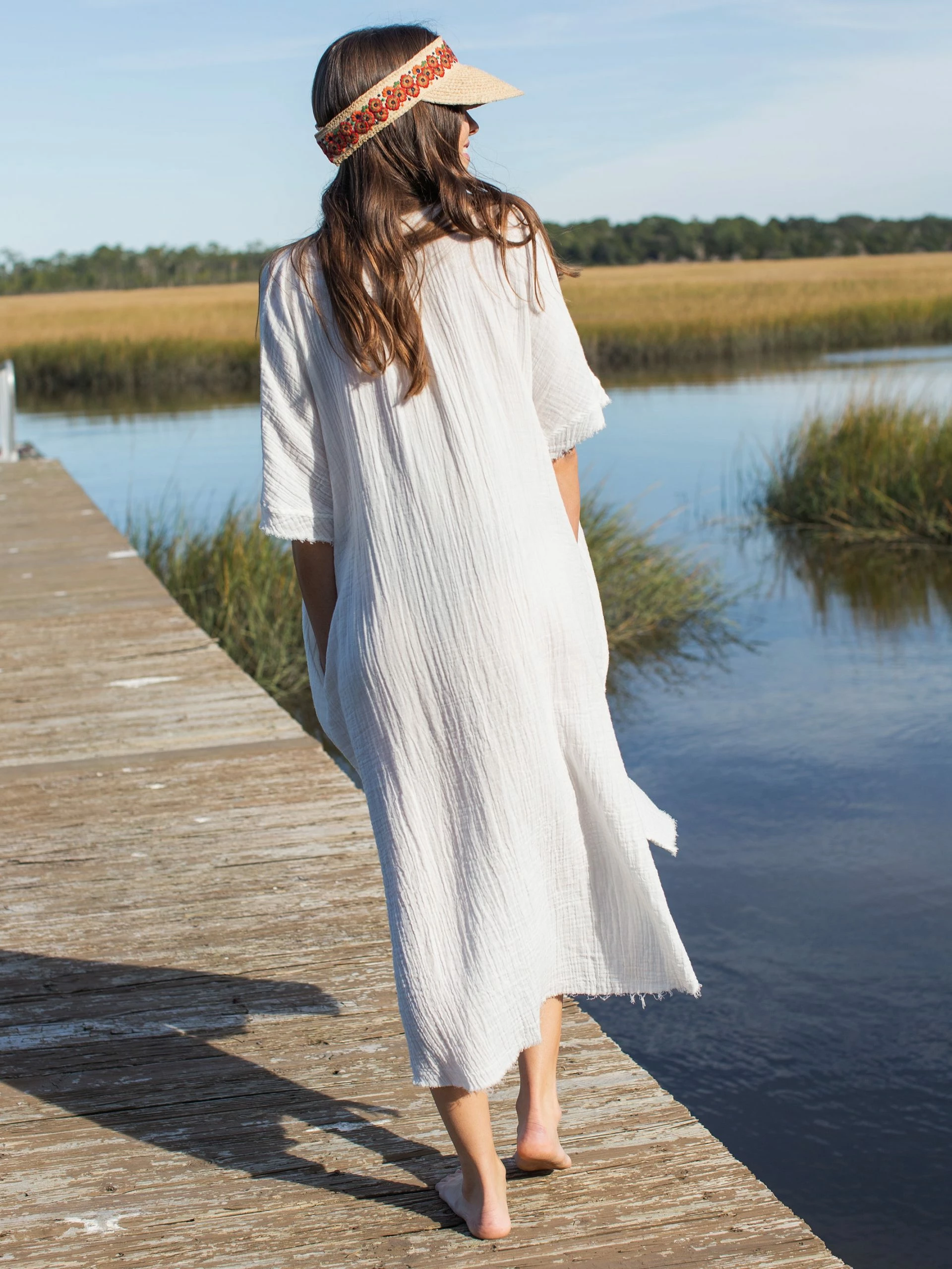 Natural Life Marrakesh Kaftan - White 4 Natural Life Marrakesh Kaftan - White - Image 2