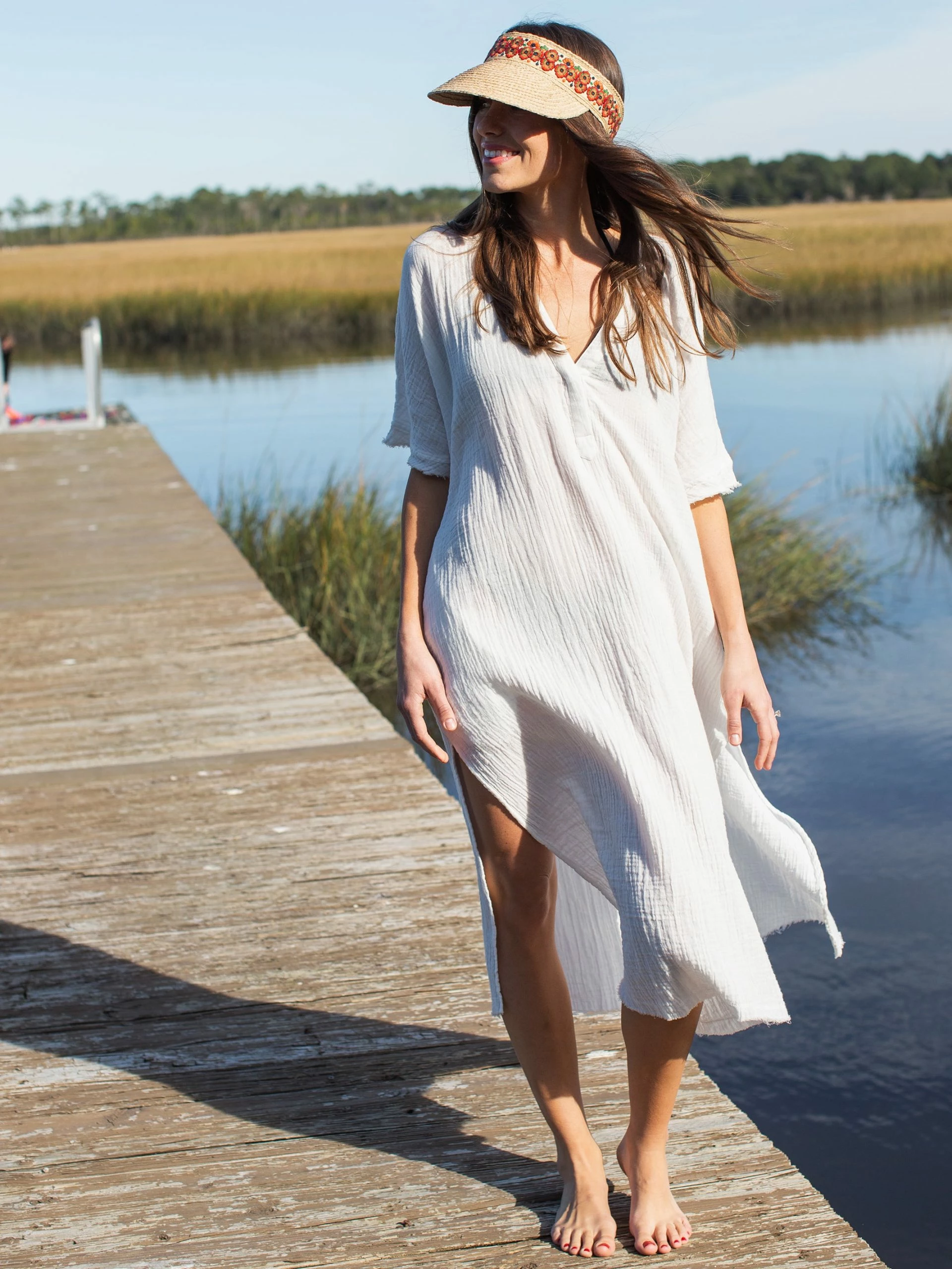 Natural Life Marrakesh Kaftan - White 7 Natural Life Marrakesh Kaftan - White - Image 5