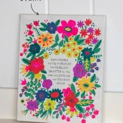 Natural Life Paint By Numbers Kit - Always Remember -Natural Life Shop KIT007 A4 scaled