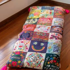 Natural Life Lounge Bed Roll - Chirp Art -Natural Life Shop LBED009 2 scaled