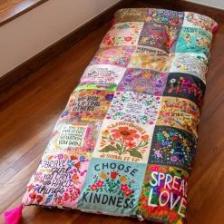 Natural Life Lounge Bed Roll - Chirp Art -Natural Life Shop LBED009 3 scaled