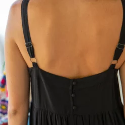 Natural Life Patti Side Slit Maxi Dress - Black -Natural Life Shop LHDRS000622 2 scaled