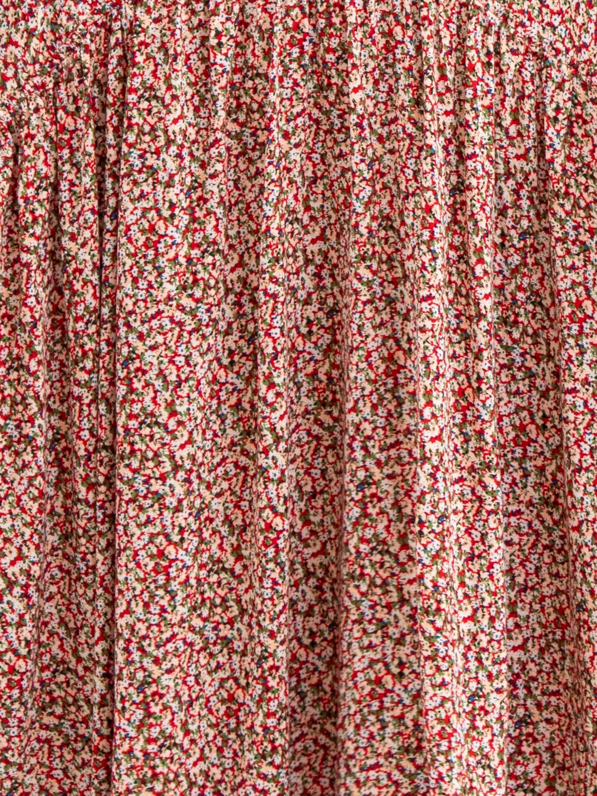 Natural Life Stella V-Neck Dress - Red Pink Ditsy 5 Natural Life Stella V-Neck Dress - Red Pink Ditsy - Image 3