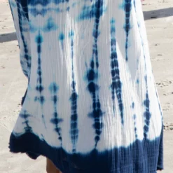 Natural Life Coco Cotton Cover-Up Midi Dress - Indigo Tie-Dye -Natural Life Shop LHDRS1932 4 scaled