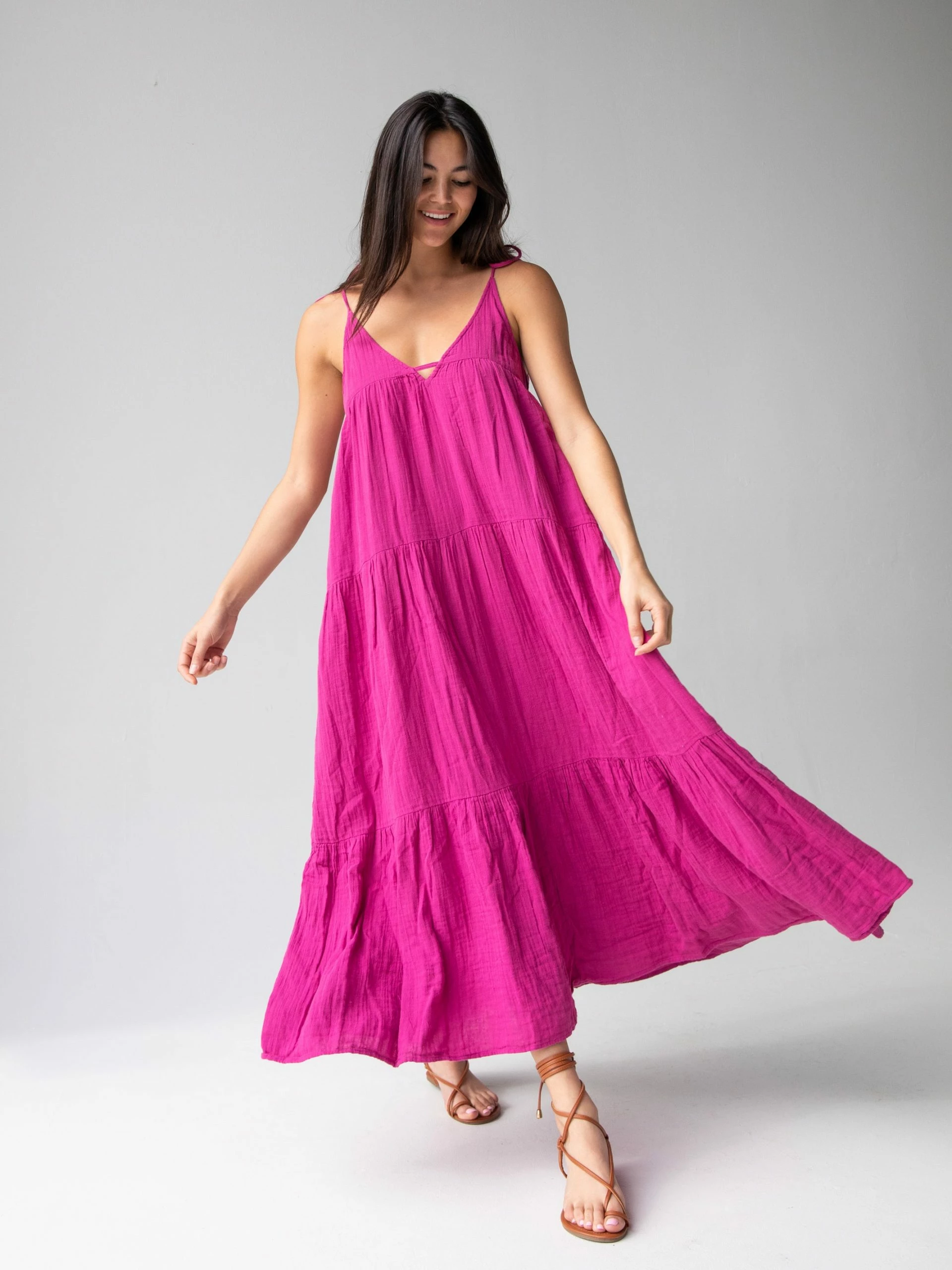 Natural Life Brooklynn Maxi Dress - Magenta 8 Natural Life Brooklynn Maxi Dress - Magenta - Image 6