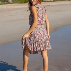 Natural Life Havana Nights Dress - Ivory Red Floral -Natural Life Shop LHDRS2024 2 scaled