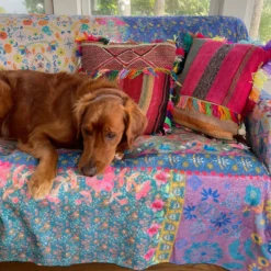 Natural Life Perfect Cozy Couch Cover - Vintage Patchwork