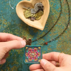 Natural Life Milagro Prayer Pocket Charm Necklace - Turquoise 6 Natural Life Milagro Prayer Pocket Charm Necklace - Turquoise -Natural Life Shop Milagro Prayer Pocket Necklace 20Turquoise A1 20copy scaled