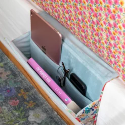 Natural Life Bedside Caddy Organizer - Floral -Natural Life Shop ORG000008 2 scaled