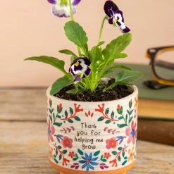 Natural Life Mini Artisan Planter - Thank You -Natural Life Shop PLNT000024 2 scaled