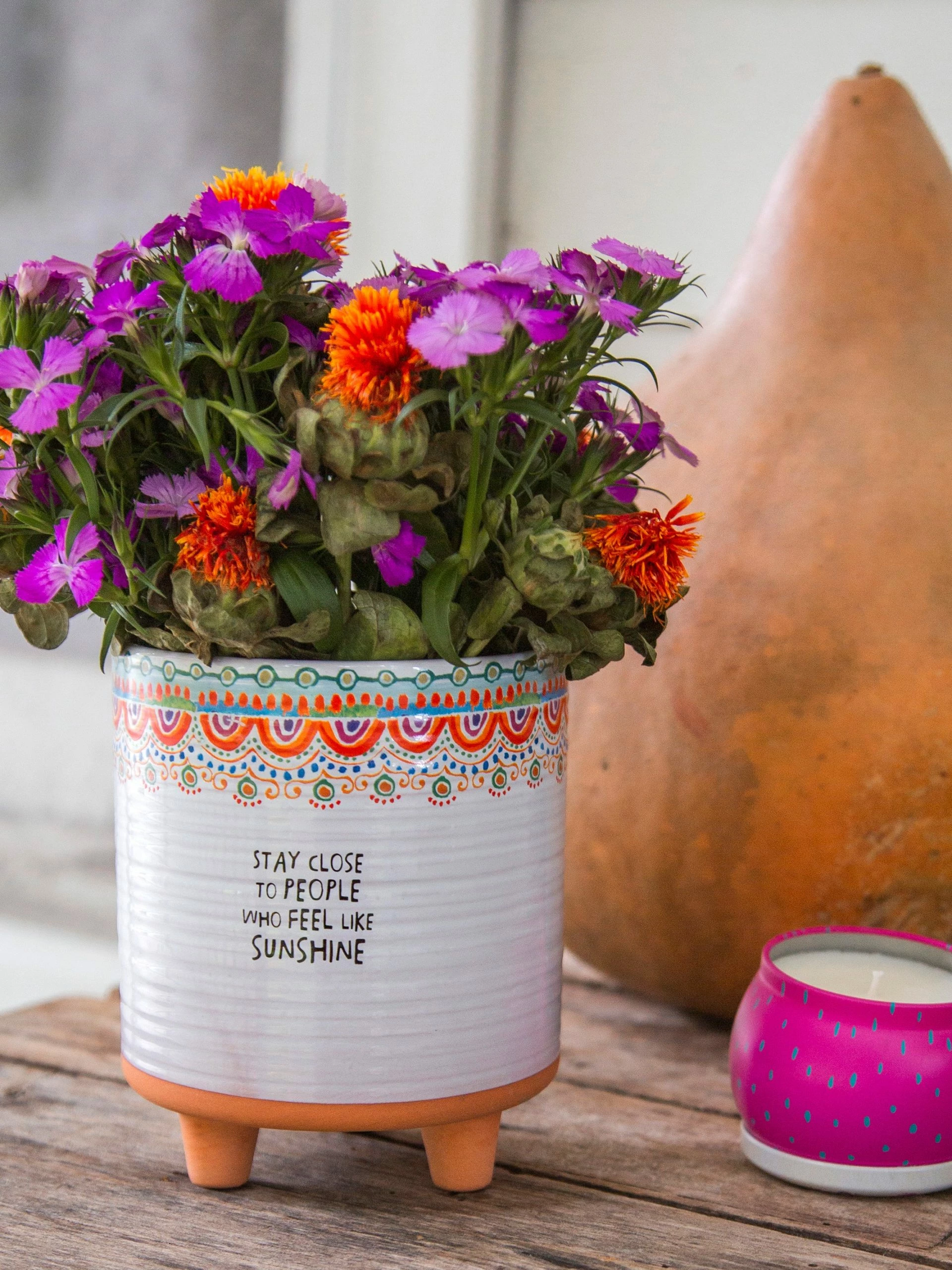 Natural Life Artisan Terracotta Indoor Planter, Medium - Stay Close 4 Natural Life Artisan Terracotta Indoor Planter, Medium - Stay Close - Image 2