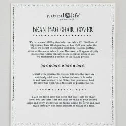 Natural Life Bean Bag Chair Cover - Folk Flower Patchwork -Natural Life Shop PLW000052 2 scaled