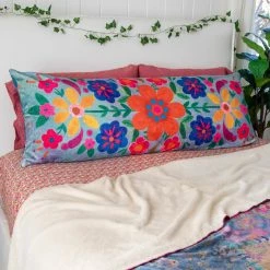 Natural Life Reversible Cozy Body Pillow Cover - Floral -Natural Life Shop PLW000054 4 scaled