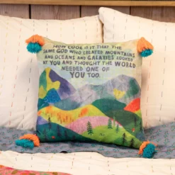 Natural Life Cozy Throw Pillow - How Cool -Natural Life Shop PLW227 scaled