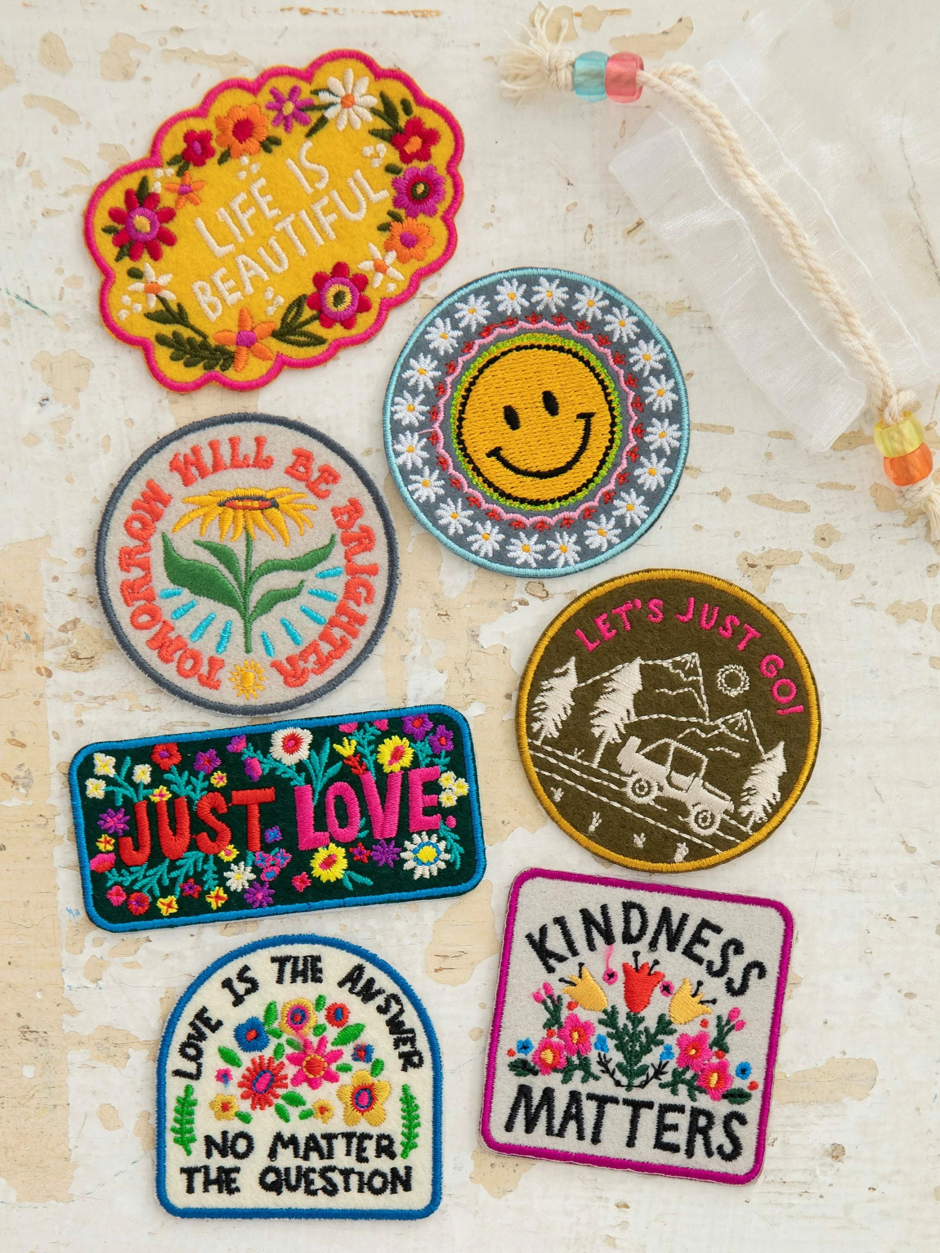 Natural Life Reusable Stick-On Patches, Set Of 7 - Kindness Matters 2 Natural Life Reusable Stick-On Patches, Set Of 7 - Kindness Matters