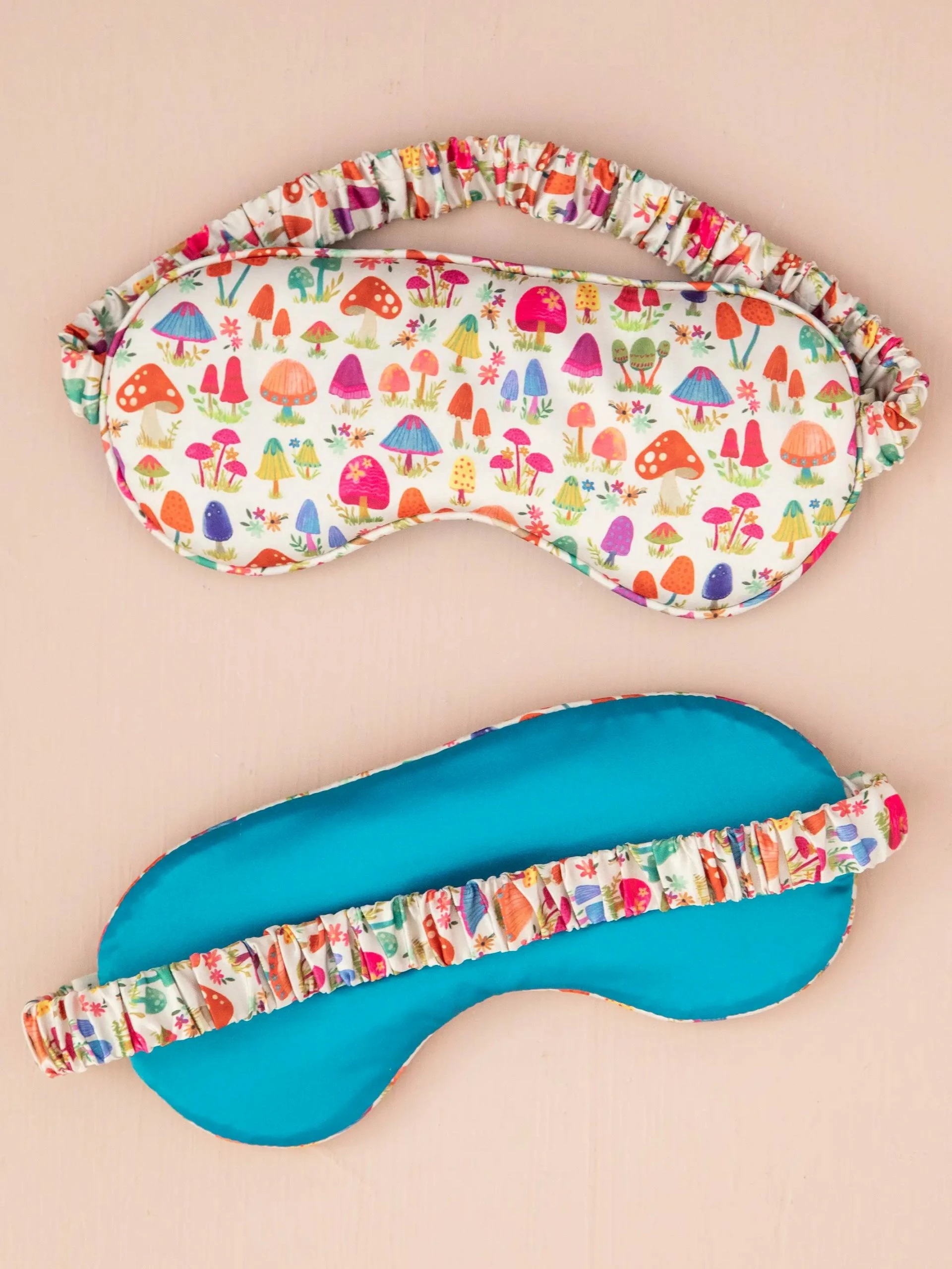 Natural Life Satin Sleep Mask - Mushroom 3 Natural Life Satin Sleep Mask - Mushroom