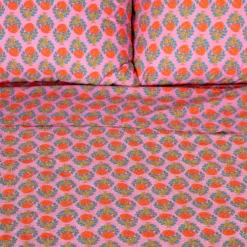 Natural Life Mix & Match Soft Cotton Fitted Sheet - Pink Rose -Natural Life Shop Pink Rose scaled