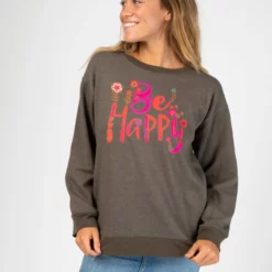 Natural Life Comfy Pocket Sweatshirt - Be Happy 9 Natural Life Comfy Pocket Sweatshirt - Be Happy -Natural Life Shop Pocket Sweatshirt Be Happy a2 scaled