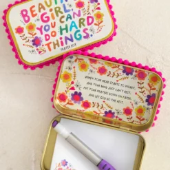 Natural Life Tin Prayer Box - Beautiful Girl